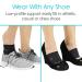 Vive Arch Support Sleeves - Compression Bands for Plantar Fasciitis, Heel Spurs, Flat Arches - Gel Cushion Sock Brace for Foot Pain Relief - Men and Women (Pair) - Black - Buy Online on GoSupps.com