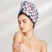 Heart Shaped American Flag Microfiber Hair Towel - Soft & Super Absorbent Hair Wrap for All Hair Types - Buy Online on GoSupps.com