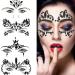 Black Glitter Rhinestone Stickers - Self-Adhesive Crystal Diamonds for Makeup, Body, Face, and Nail Art - Halloween & Festival DIY Accessories - Buy Online on GoSupps.com