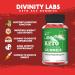 Divinity Labs Keto ACV Gummies - Shark Keto Approved for Flat Tummy & Belly Fat | Oprah Keto 1 Extra Strength Formula for Weight Loss & Detox (60 Gummies) - Buy Online on GoSupps.com