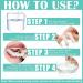 6 Set Fake Teeth Veneers with Mini Tweezers - Temporary Denture for Men and Women - Confidence Smile Solution - Bad Teeth Whitening Alternative - Buy Online on GoSupps.com