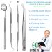 Professional Dental Tools Set - 4 Pc Stainless Steel Teeth Cleaning Kit for Adults Kids & Pets | Tartar Remover & Oral Hygiene Care - Buy Online on GoSupps.com