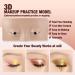 LANGMANNI 3D Face and Eye Mask for Makeup Practice and Lash Extension - Soft-Touch Rubber, Easy to Clean - Buy Online on GoSupps.com