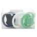 LittleForBig Bigshield Generation-II Big Sized Pacifier 3-Pack - Black/White/Green - Buy Online on GoSupps.com