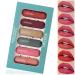 MISS ROSE M 6 Colors Matte Waterproof Lipstick Set  Labiales Matte Larga Duracion 24 Non-Stick Cup Matte Carved Lipstick Best Gifts for Girl or Women(6pcs)