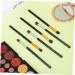 NULYLU 6pcs Eye Makeup Brush Tool Eyeshadow Brush Eye Shadow Brush Concealer Brush under Eye Plastic - Buy Online on GoSupps.com