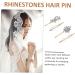 FOMIYES 20 Pairs Rhinestone Hair Clip Rhinestone Barrette Hair Clamps Barrettes Flower Hair Clip Rhinestone Hairpins Hairpin for Women European and American Zinc Alloy Bride Rhinestones - Buy Online on GoSupps.com