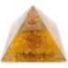 Lamare Orgonite & Citrine Pyramid - 2.4 Energy Harmonizer for Abundance & Wealth - Buy Online on GoSupps.com