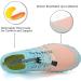 WateLves Water Shoes Quick-Dry Aqua Socks for Beach, Pool, Surf, Yoga - Size 8.5 Women/7 Men - Pink/Blue - Buy Online on GoSupps.com