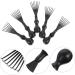 Veemoon 8pi ces Outil De Nettoyage Peignes Cheveux Griffe Nettoyeur L g re Confortable Et Portable Pour Cheveux Et Brosses Usage Salon Et Voyage - Buy Online on GoSupps.com