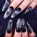 Halloween Nail Stamping Plate Set - Skull, Bat, Witch, Spider, Pumpkin, Blood Design - Buy Online on GoSupps.com