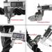 Tricep Rope 27 & 35 Fitness Attachment | Heavy Duty Coated Nylon | Black | Cable Machine Pulldown - Buy Online on GoSupps.com