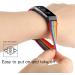 Adjustable Nylon Watch Band for Fitbit Charge 4/3/SE | Stretch Breathable Rainbow Multicolor Strap for Women/Men - Buy Online on GoSupps.com
