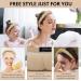 Puffy Spa Headband 2-Pack for Women and Girls - Terry Towel Fabric Hair Band for Skincare, Makeup Removal, Face Washing, Shower - Beige & Light Coffee - Buy Online on GoSupps.com