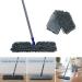 Masthome Microfiber Flip Mop  Flat Dust Mop with 4 Washable Mop Pads Refills and 1 Cleaning Comb  Dual-Action Wet Dry Mop for Hardwood Laminate Ceramic Marble Tile Floor Cleaning Double-Sides Microfiber Mop - Buy Online on GoSupps.com