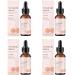 Nuvilo Vitamin C Hyaluronic Acid Face Serum - Moisturizing Care for Smooth Radiant and Balanced Skin (4 Pcs)