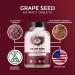 Amazing Botanicals Grape Seed Extract Tablets 30ct - 200mg Maximum Strength 95% Proanthocyanidins Standardized Extract - Immune System Booster - Antioxidants Supplement for Overall Health - Buy Online on GoSupps.com