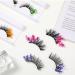 6D Glitter False Lashes for Halloween & Cosplay Makeup - 4 Pairs (Elegant Style) - Buy Online on GoSupps.com