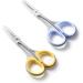 Beaditive Sewing and Embroidery Scissors Set - Curved and Straight Stainless-Steel (2 Pc.) | Precision Tips, Ergonomic Rubber Handle Grip | Small, Compact Design for DIY Projects - Extra Sharp - Buy Online on GoSupps.com