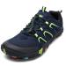 Little plum hiking shoes children trekking shoes children barefoot shoes breathable slipproof outdoor shoes trailla shoes 39 EU blue green