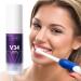 V34 Purple Toothpaste for White Teeth | Effective Tooth Stain Removal & Whitening Booster | Dentist-Recommended Color Correction Solution - Buy Online on GoSupps.com