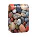 Travel Lipstick Organizer Case Lipstick Case Portable Makeup Bag With Mirror Beach Colorful Stones Z853r6wzym