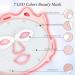 Buy Blue Red LED Light Therapy Mask for Face | 7 Colors At-Home Treatment Pink 011 - Buy Online on GoSupps.com