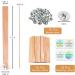 Visgaler 150 Pcs Cherry Wood Candle Wicks | Natural Crackling, Environmentally-Friendly | 50 Set - Buy Online on GoSupps.com