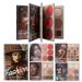 YRTUOP Makeup Book Palette | Blush Powder Highlighter and Contour 4 Layers Contouring Palette and Blush Powder Booklet For Women Girls Birthday Christmas Wedding Party
