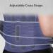 Waist Lumbar Support Belt for Herniated Disc Relief | Lower Back Decompression Brace - Bl M | International Shipping Available - Buy Online on GoSupps.com