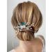 Vakkery Bride Wedding Hair Comb Silver Crystal Bridal Hair Accessories Rhinestone Prom Hair Pieces for Women and Girls