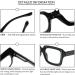Buy MMOWW 3 Series Pack Oversized Reading Glasses for Women - Anti Blue Light Square Frames in Black Brown Gray Tortoise & Tea Tortoise 2.5x - Buy Online on GoSupps.com