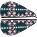 Merry Christmas Coral Velvet Dry Hair Cap with Buttons | Anti Frizz Caps for Curly & Thick Hair - Buy Online on GoSupps.com