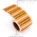 Carstens Medical Stickers: Confidential Information Alert Labels - Roll of 100 in Orange and Black - Buy Online on GoSupps.com