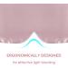 OLE-SILK 100% Natural Mulberry Silk Sleep Mask - Large Adjustable Eye Mask for Women and Men - Pink - Buy Online on GoSupps.com