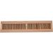 Handua 24" Wooden Corner Baseboard Register | Return Air Grille | Natural Red Oak Air Diffuser | Decorative Vent Cover for 24" Baseboard Space - Buy Online on GoSupps.com