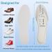 5 Pairs Unisex Breathable Shoe Insoles - Ultra Soft Comfort Inserts for Men & Women - Latex Foam Padding - Fits Any Shoe - Black & White - Buy Online on GoSupps.com