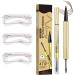 Eyebrow Pen Waterproof Eyebrow Makeup Pencil with Gel Smudge Resistant Cosmetics for Daily Use Sports and Activities - Buy Online on GoSupps.com