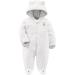 Simple Joys by Carter's Baby Girls' Footed Pram Jumpsuit | Ivory | 0 Months - Buy Online on GoSupps.com
