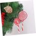 Zerodeko 8 Pcs Christmas Lollipops Christmas Tree Hanging Decor Xmas Party Lollipop Decor Christmas Hanging Candy Cane Xmas Hanging Candy Ornaments Xmas Pendant Red Crutch Plastic Modeling Red Whitex2pcs 12X5.5CMx2pcs - Buy Online on GoSupps.com