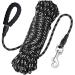 Dog Training Lead Long Leads Rope Nylon Floatable Long Reflective Recall Dog Training Rope with Comfortable Handle for Hiking Camping Walking (65FT/20M)