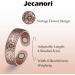 Jecanori Lymphatic Drainage Magnetic Ring for Arthritis Pain Relief - Vintage Flower Design - Buy Online on GoSupps.com