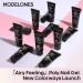 Modelones Poly Extension Gel Kit - 12 Pink Nude Tones for DIY Nail Art & French Manicure - Buy Online on GoSupps.com