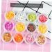 FOMIYES 48 Boxes Fruit Slice Diy Manicure Nail Art Decoration Fruit Slices Nail Salon Sticker Nails Decoration Ceramic Decor Cellphone Craft Slice Nail Art Slices Bracelet Filling 3d - Buy Online on GoSupps.com