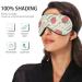 Haskirky Light Blocking Eye Mask for Deep Sleep | Breathable & Adjustable for Men and Women | Perfect for Travel, Meditation, Yoga | Retro Strawberry Design - Buy Online on GoSupps.com