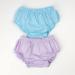 Hoolchean Baby Infant Girls 2PCS Set Tulle Ruffle Bloomer 0-6 Months in Blue & Purple - Buy Online on GoSupps.com