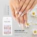 Buy Acenail Stiletto Press on Nails | Long Rhinestone Designs | Glossy Nude Acrylic Nails - Perfect for French Tips & Glitter 3D Full Cover - Buy Online on GoSupps.com
