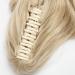 SEGO Ponytail Extension - Voluminous Wavy Real Hair Top Piece - Ashblond Mix - 30cm (110g) - International Shipping Available - Buy Online on GoSupps.com