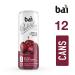 Bai Bubbles Bolivia Black Cherry Sparkling Water 11.5 Fl Oz Cans - 12 Pack - Buy Online on GoSupps.com
