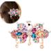 Rhinestone Peacock Hair Clip Women Hair Clips Female Elegant Clip Hairgrip Fashion Hair Claw Clips Lady Elegant Dovetail Spring Clip - Buy Online on GoSupps.com